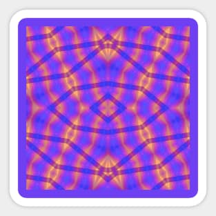 Psychedelic Geometric Pattern 3 Sticker